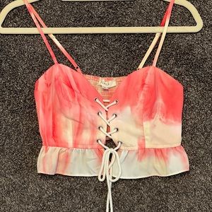 Sunset crop top